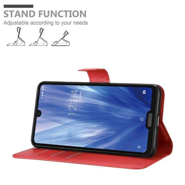 Etui för Sharp Aquos R3 i KIRSCHRÖD Röd