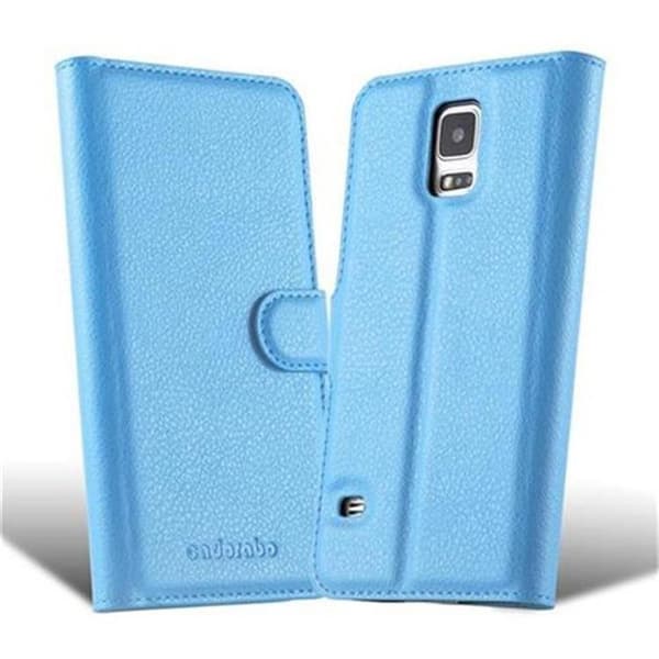 Etui för Samsung Galaxy S5 / S5 NEO i PASTELLBLÅ Blå