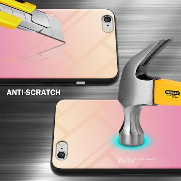Fodral för Apple iPhone 6 / 6S Skal i GUL - ROSA Fodral Skyddsskydd tvåfärgad TPU Gul, Rosa