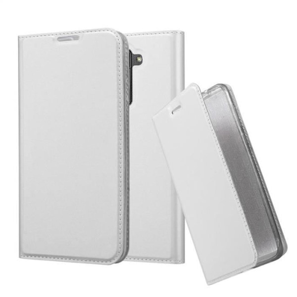 Fodral till LG Stylus 2 - CADORABO - Grå - Magnetskydd - Fodral med kortfack - Elegant design Grå