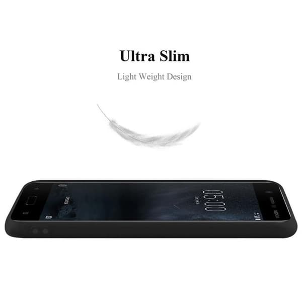 Skyddsfodral för Nokia 5 2017 CANDY SVART Stötsäker Silikon Svart
