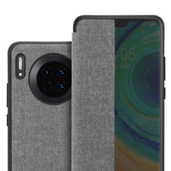 Fodral till Huawei MATE 30 fodral i GRÅT fodral skydd skyddsfunktion plånbok plånbok