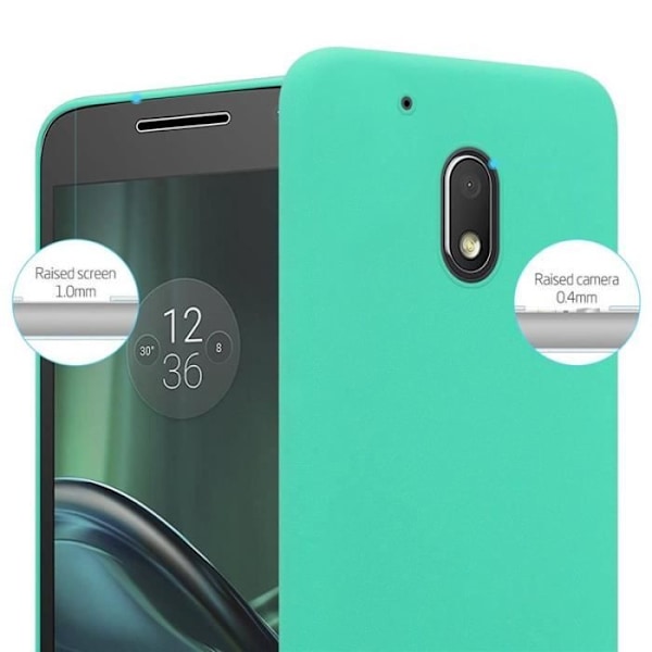 Coque - CADORABO - MOTO Z PLAY - Hårdskydd - Matt Design - Grön Färg Grön