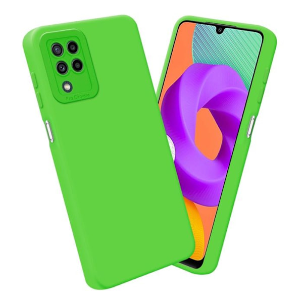 Fodral för Samsung Galaxy M22 / M32 4G i FLUID GREEN Fodral i flexibelt TPU silikonskydd Grön