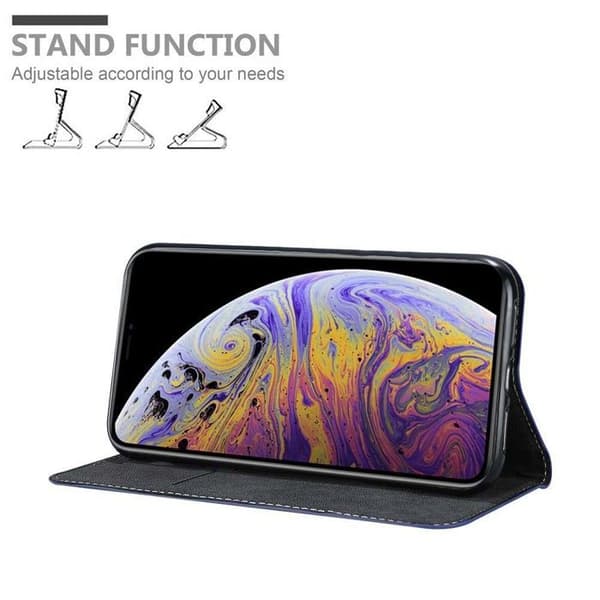 iPhone XS MAX Fodral i BLÅ BRUN Skyddsetui Blå