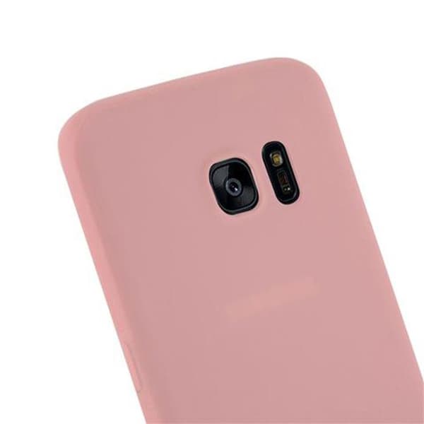 Skyddsfodral för Samsung Galaxy S7 EDGE CANDY ROSE VIF Stötsäker Silikon Ros
