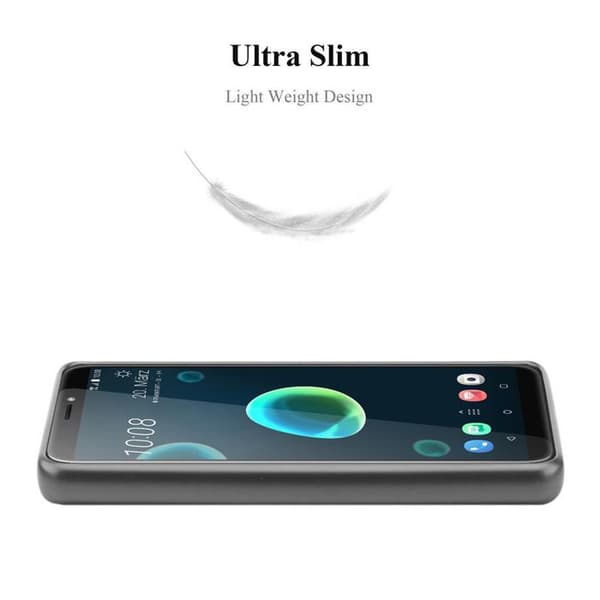 Skyddsfodral för HTC Desire 12 PLUS Skyddsfodral i MATTS GRÅ METALLISK design Grå