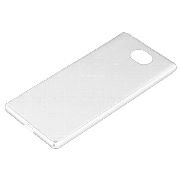 Transparent stötsäker silikonfodral för HTC Desire 316 / 516 Vit