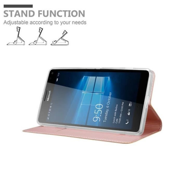Cadorabo Fodral till Nokia Lumia 950 XL i CLASSY ROSÉ GOLD