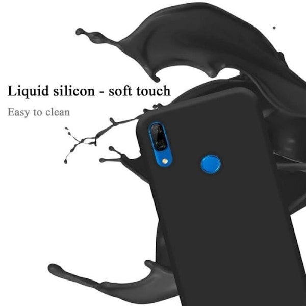 Telefonfodral - CADORABO - Huawei P SMART Z / Y9 Prime 2019 / Enjoy 10 Plus - Silikon TPU - Svart Svart