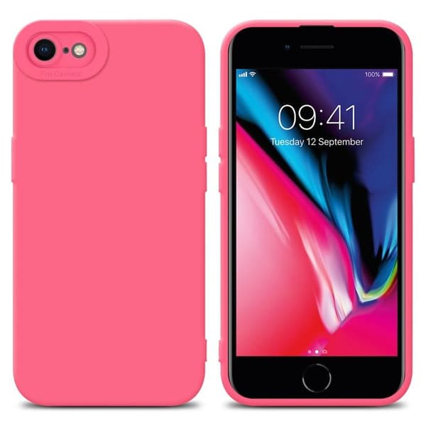 Skyddsfodral för iPhone 7 / 7S / 8 / SE 2020 i FLUID RÖD Stötsäker