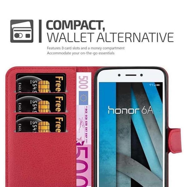 Etui för Honor 6A i KIRSCHRÖD Röd