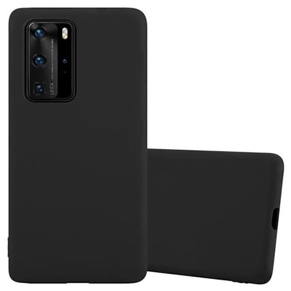Coque - CADORABO - Huawei P40 PRO / P40 PRO+ - Silikon TPU - Stötskydd - Tunn och lätt design Candy Black
