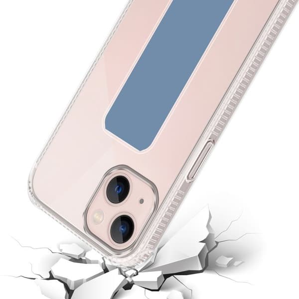 Skal för iPhone 13 LJUST BLÅ med stöd och ställfunktion Blå