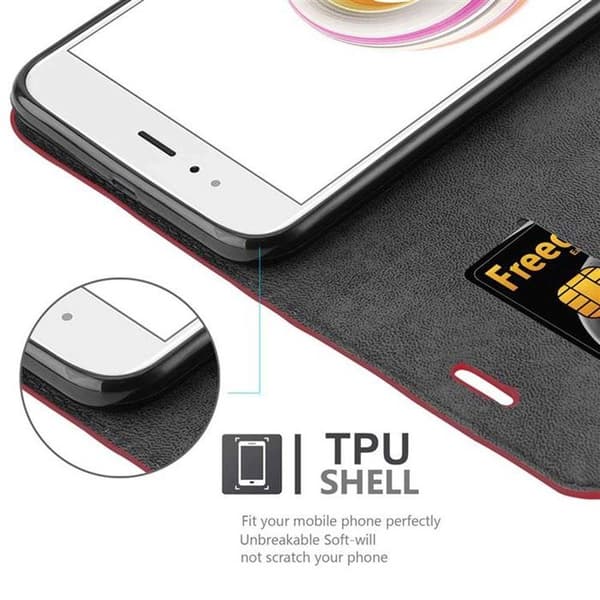Fodral för Xiaomi Mi A1 / Mi 5X i ÄPPLE RÖD Röd