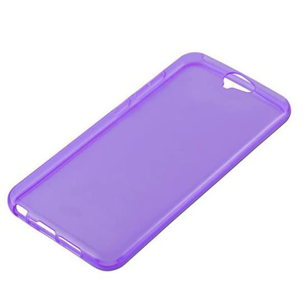 Skyddsfodral för HTC ONE A9 Transparent Silikon Etui Case Cover Violett