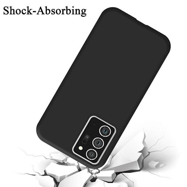 Cadorabo Fodral för Samsung Galaxy NOTE 20 PLUS i LIQUID Svart skydd Skydd Flexibelt TPU silikonfodral Svart