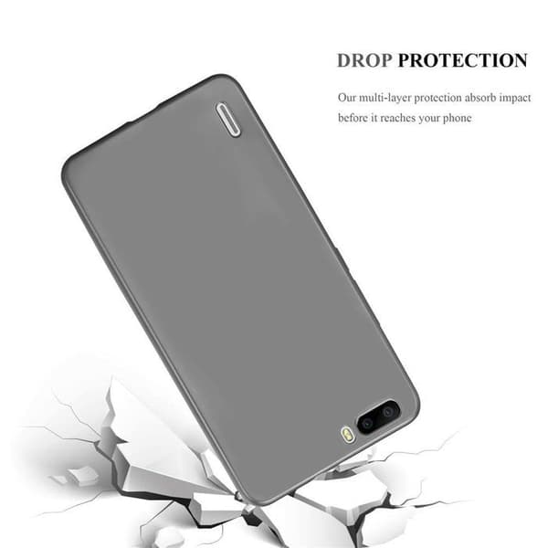 Skyddsfodral för Honor 6 PLUS Skyddsfodral i MATTS GRÅ METALLISK design Grå