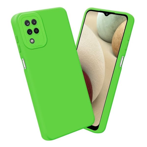 Skyddsfodral för Samsung Galaxy A12 / M12 i FLUID GRÖN Stötsäker Grön