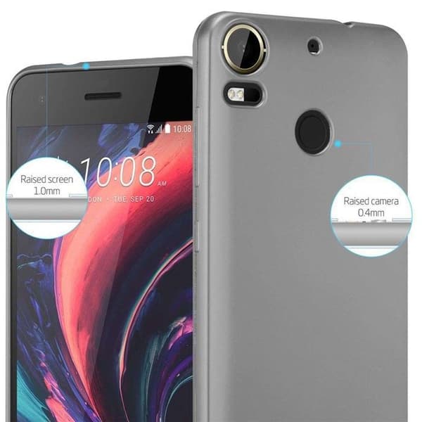 Skyddsfodral för HTC Desire 10 PRO Skyddsfodral i MATTS GRÅ METALLISK design Grå