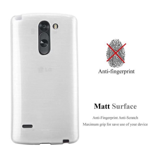 Coque - CADORABO - LG G3 STYLUS - Skydd i silikon TPU - Borstad design - Flexibel Pengar