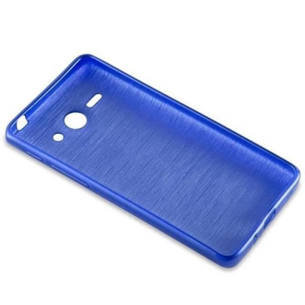 Huawei ASCEND G520 / G525 BLÅT fodral - CADORABO - Borstad - Ultra Slim - Skydd mot stötar Blå