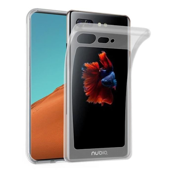 Coque - CADORABO - ZTE Nubia X - Mjuk TPU-skydd - Stötsäker - Tunn design Vit