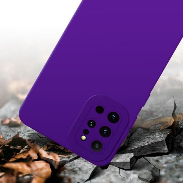 Skyddsfodral för Samsung Galaxy S20 PLUS i MÖRKLILA FLUID Antichock Violett