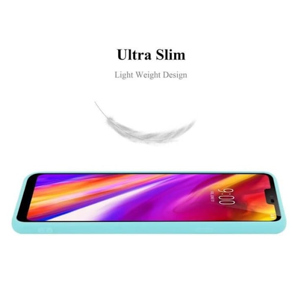 Coque - CADORABO - LG G7 ThinQ - Skydd i mjukt TPU - Stötsäker - Tunn design Blå