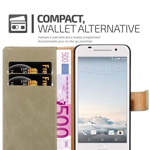 Skal för HTC ONE A9 i MARRONE CAPPUCINO Skyddsskal brun