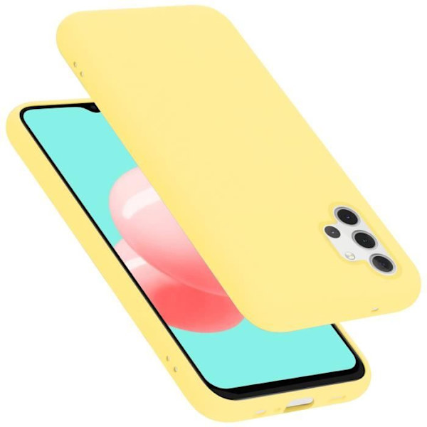 Coque - CADORABO - Samsung Galaxy A32 5G - Silikon TPU - Gul - Stötsäker skydd Gul