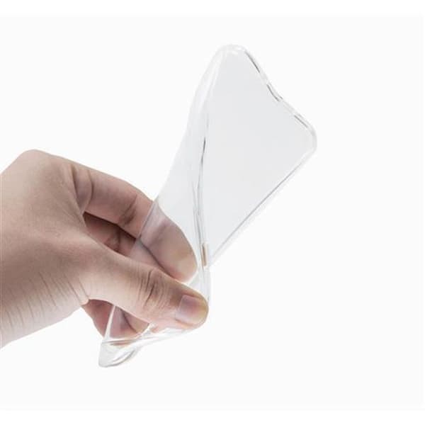 Transparent stötsäker silikonfodral för Samsung Galaxy A3 2015 Vit