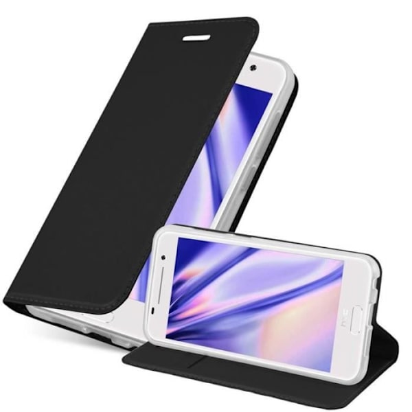 Cadorabo Fodral till HTC One A9 i KLASSIG SVART