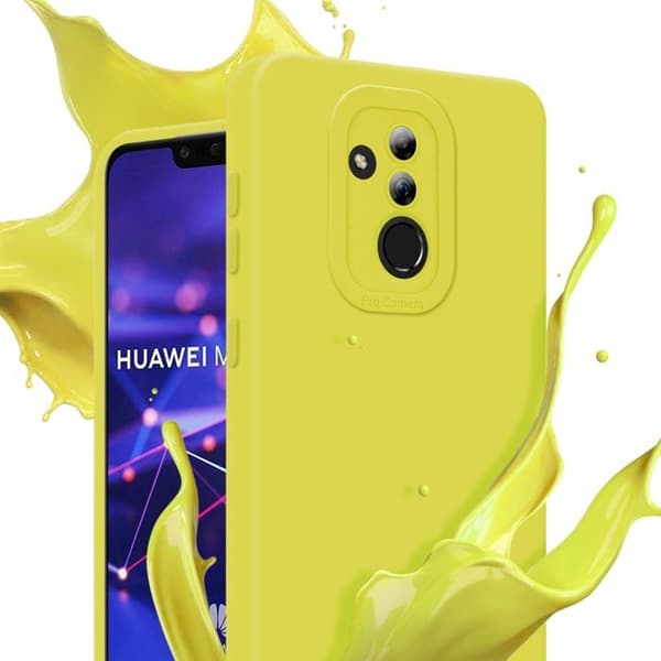 Skyddsfodral för Huawei MATE 20 LITE i FLUID GUL Stötsäker Skyddsfodral Gul