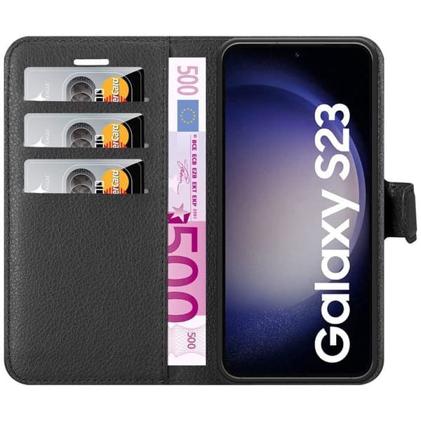 Etui för Samsung Galaxy S23 i JETSVART Svart