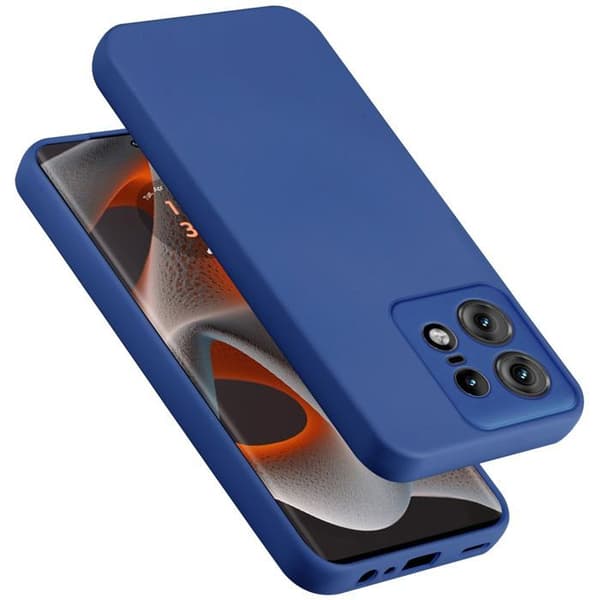 Skyddsfodral för Motorola Edge 50 Pro Stötabsorberande i LIQUID BLUE Blå