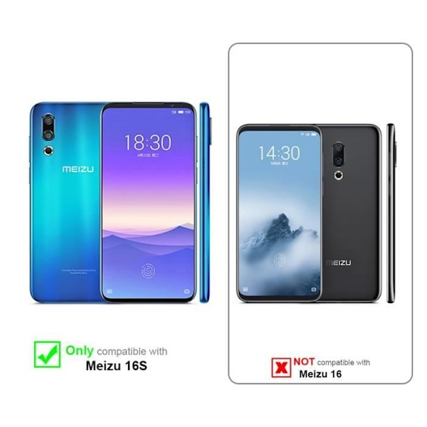 Cadorabo Skyddsglas för MEIZU 16S - Härdat skärmskydd