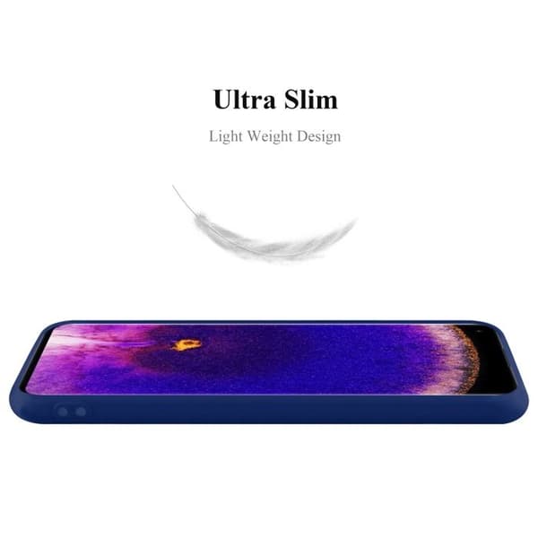 Skyddsskal för Oppo FIND X5 PRO MÖRKBLEU Stötskydd Silikon Blå