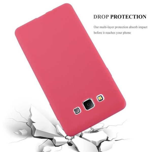 Cadorabo Fodral till Samsung Galaxy A7 2015 i CANDY RED