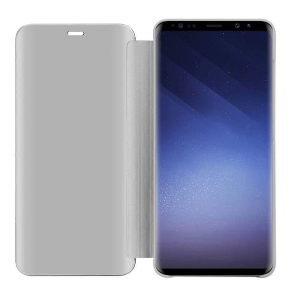 Skyddsfodral för Samsung Galaxy S9 i AGAT SILVER med spegel Grå
