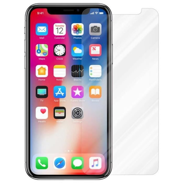 Cadorabo härdat glas Apple iPhone X - XS Skärmskydd Härdat skydd för display HÖG TRANSPARENS Transparent