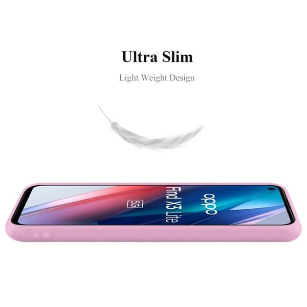 Skyddsfodral för Oppo FIND X3 LITE CANDY ROSE VIF Stötsäker Silikon Ros