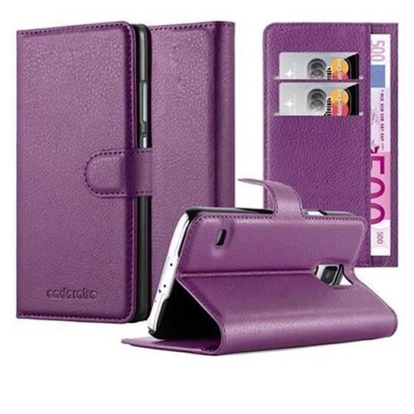 Samsung Galaxy S5 - S5 NEO Fodral i VIOLET ORCHID by Cadorabo Helt skyddsfodral med flip flap och stativ