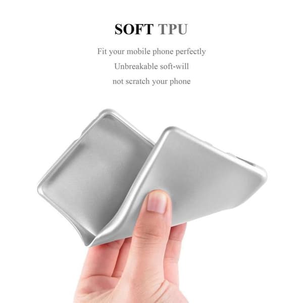 Skyddsfodral för iPhone 12 MINI Skyddsfodral i METALLISK SILVER Matt design Grå