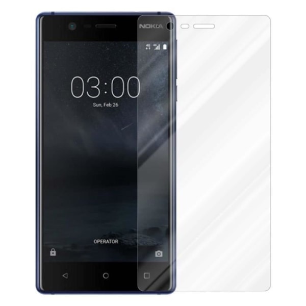 Härdat glas för Nokia 3.1 2018 TRANSP, skyddsfilm Nokia 3.1 2018 skärmfilm Nokia 3.1 2018 härdat display