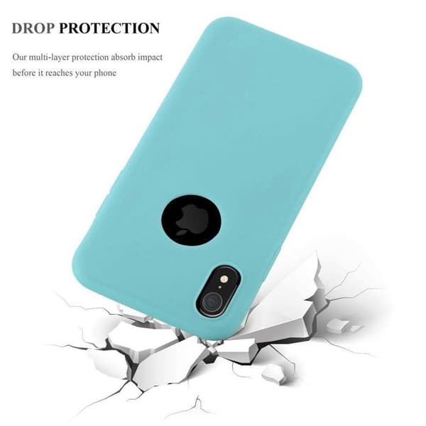 iPhone XR Fodral CANDY BLÅ Stötsäker Silikon Blå