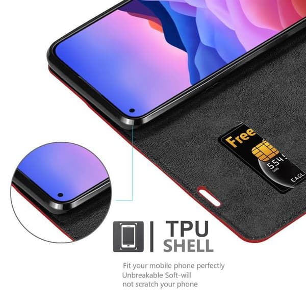 Fodral för ZTE Blade V2020 Skal i ÄPPLE RÖD Röd