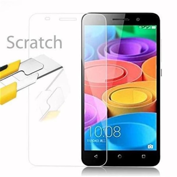 Cadorabo Tempered Glass Honor 4X - 4X MINI Screen Protection Film Härdat Display Protectors TRANSPARENT Transparent