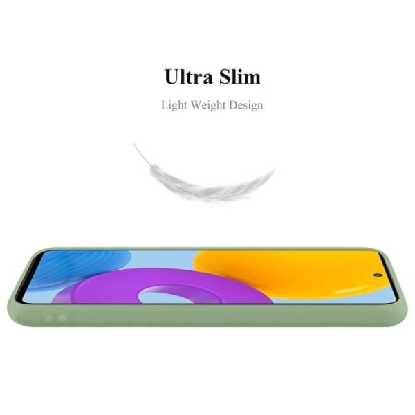 Fodral till Samsung Galaxy M52 5G Fodral i CANDY PASTEL GREEN Fodral Skydd Silikon TPU Fodral