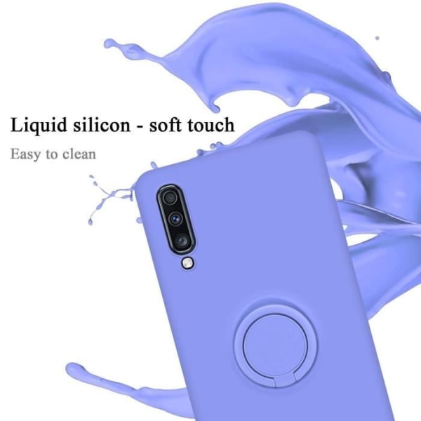 Fodral för Samsung Galaxy A70 / A70s i LIQUID LIGHT LILA Cadorabo Cover Skydd av flexibel TPU silikonring Cover